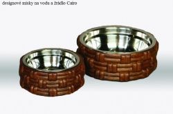 designov miska na vodu a rdlo Cairo velikost M - www.shopdog.cz