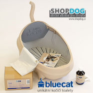 luxusn a uniktn toaleta pro koky BLUE CAT - sada Safari - pohled 2 - www.shopdog.cz